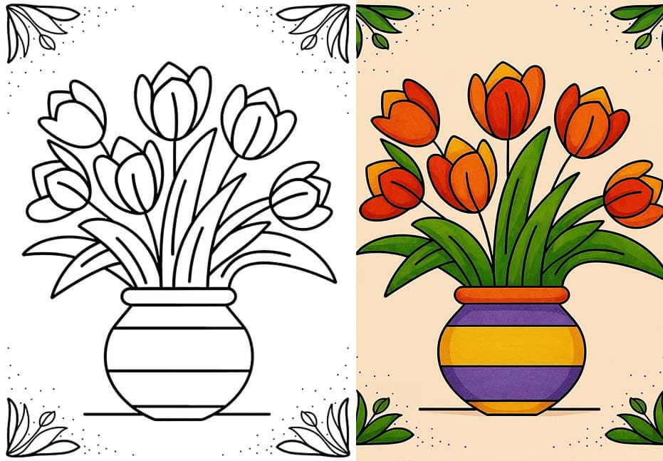 color a black-white image 